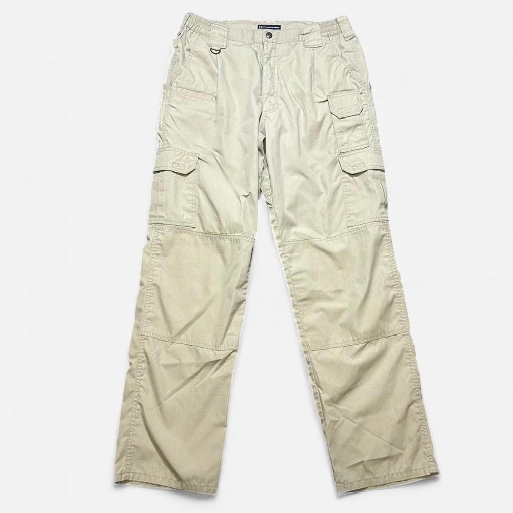 5.11 Tactical Series Mens Tan Ripstop Cargo Pants Khaki Workwear 32x32